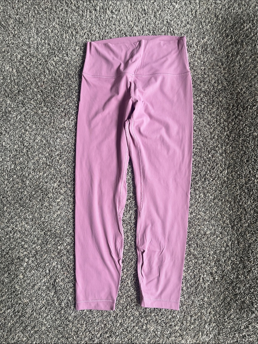 Lululemon purple Align High-Rise Ribbed Pant 25”